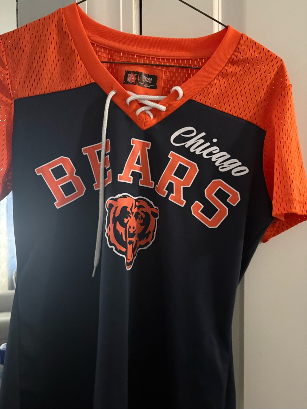 Chicago Bears Kids Navy and Orange Short Sleeve Jersey